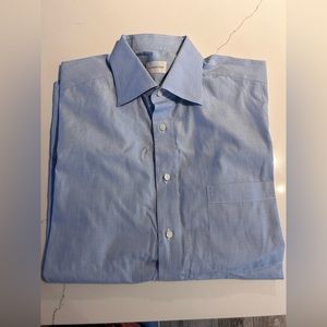 Ermenegildo Zegna Button Down Long Sleeve Shirt Neck 17.5